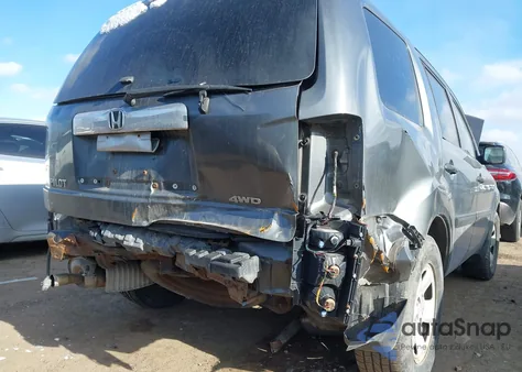 2011 Honda Pilot Lx from USA, damaged, VIN 5FNYF4H28BB003294